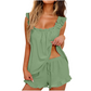 Puha és kényelmes, fodros szegélyű pizsamakészlet