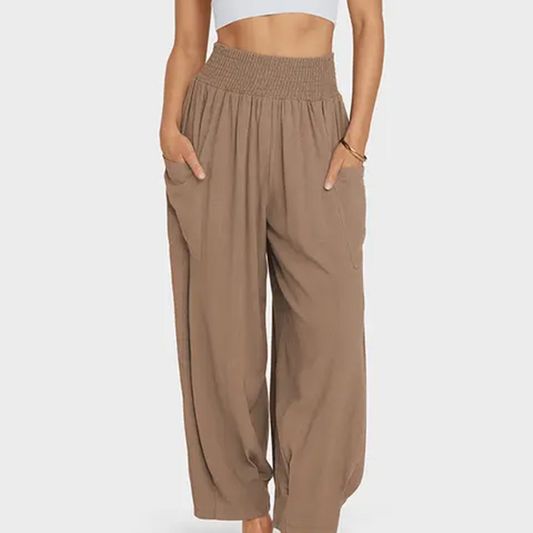 💖👖Laza női szabadidős nadrág harem stílusban, magas derékkal