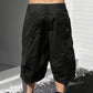 👖【2XL–9XL】💪Férfi capri nadrág kötőpánttal, nagy méretekben