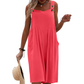 🌸Ujjatlan, széles szárú jumpsuit a nyári szellőhöz
