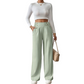 Női magas derekú széles szárú nadrág