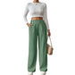 Női magas derekú széles szárú nadrág