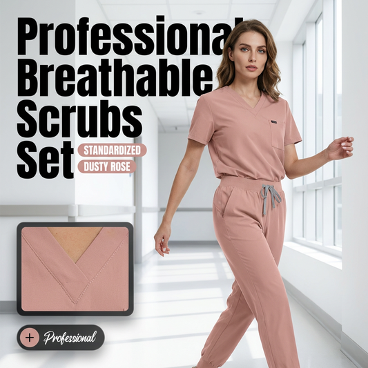 Női kényelmes és légáteresztő orvosi munkaruházat szett