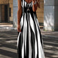 LUNE Nyomott Maxi Cami Ruha