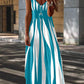 LUNE Nyomott Maxi Cami Ruha