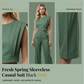 Divatos, ujjatlan crop top és magas derekú nadrág szett