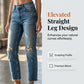 Női divatos, slim fit, kopott farmernadrág 👖✨