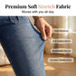 Női slim fit sztreccs farmer capri nadrág