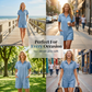 Rövid ujjú, gombos jumpsuit nőknek