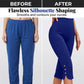 Women's Comfortable Tummy Control Stretch Capris
