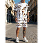 Men's Casual Top & Shorts 2-Piece Set