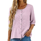 Women's Embroidered Cotton Linen Blouse