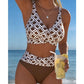 👙🌊Női magas derekú kétrészes bikini szett 🏖️