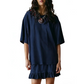 Women's Oversized T-Shirt & Ruffle Skirt 2-Piece Set