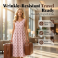 Women Sleeveless Polka Dot Maxi Dress with Pockets