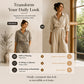 Női, félhosszú ujjú, széles szárú jumpsuit