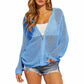 Airy Zip Knit Cardigan