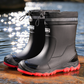 🌧️👢Férfiaknak és nőknek egyaránt alkalmas, bokáig érő vízálló esőcsizma
