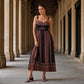 Női Plus Size Boho Spagetti Pántos Maxi Ruha