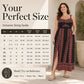 Női Plus Size Boho Spagetti Pántos Maxi Ruha