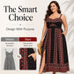 Női Plus Size Boho Spagetti Pántos Maxi Ruha
