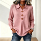 👚 Elegáns gombos blúz szárnyas gallérral