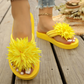 Női virágmintás papucs könnyű nyári szandál 🌸