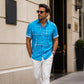 👔【S-5XL】Férfi rugalmas gombos ing – laza fazonú