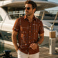 👔【S-5XL】Férfi rugalmas gombos ing – laza fazonú