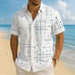 👔【S-5XL】Férfi rugalmas gombos ing – laza fazonú