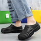 Férfi puha, vízálló, olajálló slip-on munkacipő