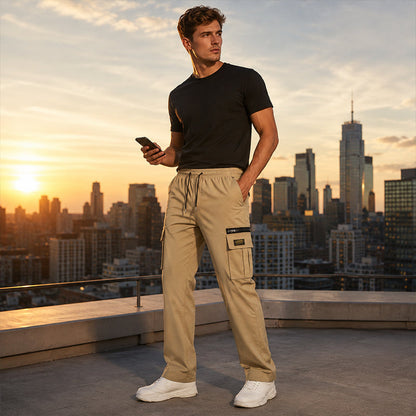 👖✨Férfi cargo nadrág rugalmas derékrésszel