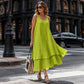 👗 Női ujjatlan kétrétegű ruha
