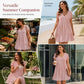 👗 Erőfeszítés nélküli nyári midi ruha