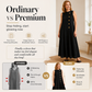 👗 Női elegáns, ujjatlan, gombos maxiruha