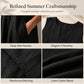 Női ujjatlan, V-nyakú, széles szárú jumpsuit zsebekkel