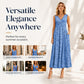 Női Plus Size Ujjatlan V-Nyakú Ruha