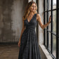 Női Plus Size Ujjatlan V-Nyakú Ruha