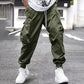 Férfi Casual Laza Vintage Fülzsebes Jogger Nadrág