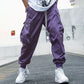 Férfi Casual Laza Vintage Fülzsebes Jogger Nadrág
