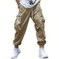 Férfi Casual Laza Vintage Fülzsebes Jogger Nadrág