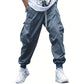 Férfi Casual Laza Vintage Fülzsebes Jogger Nadrág