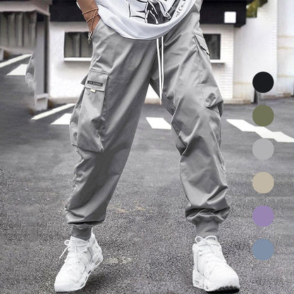 Férfi Casual Laza Vintage Fülzsebes Jogger Nadrág