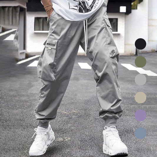 Férfi Casual Laza Vintage Fülzsebes Jogger Nadrág