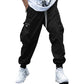 Férfi Casual Laza Vintage Fülzsebes Jogger Nadrág