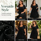 👗 Női Plus Size Pöttyös Ruha