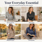 Női csuklyás kapucnis pulóver cipzárral