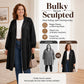 Női plus size kapucnis szélvédő kabát