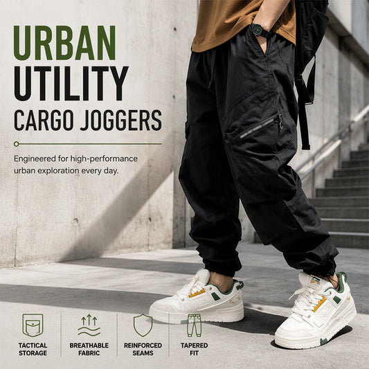 Férfi Casual Többzsebes Cargo Nadrág