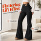 Női bolyhozott béléssel ellátott, kiszélesedő leggings